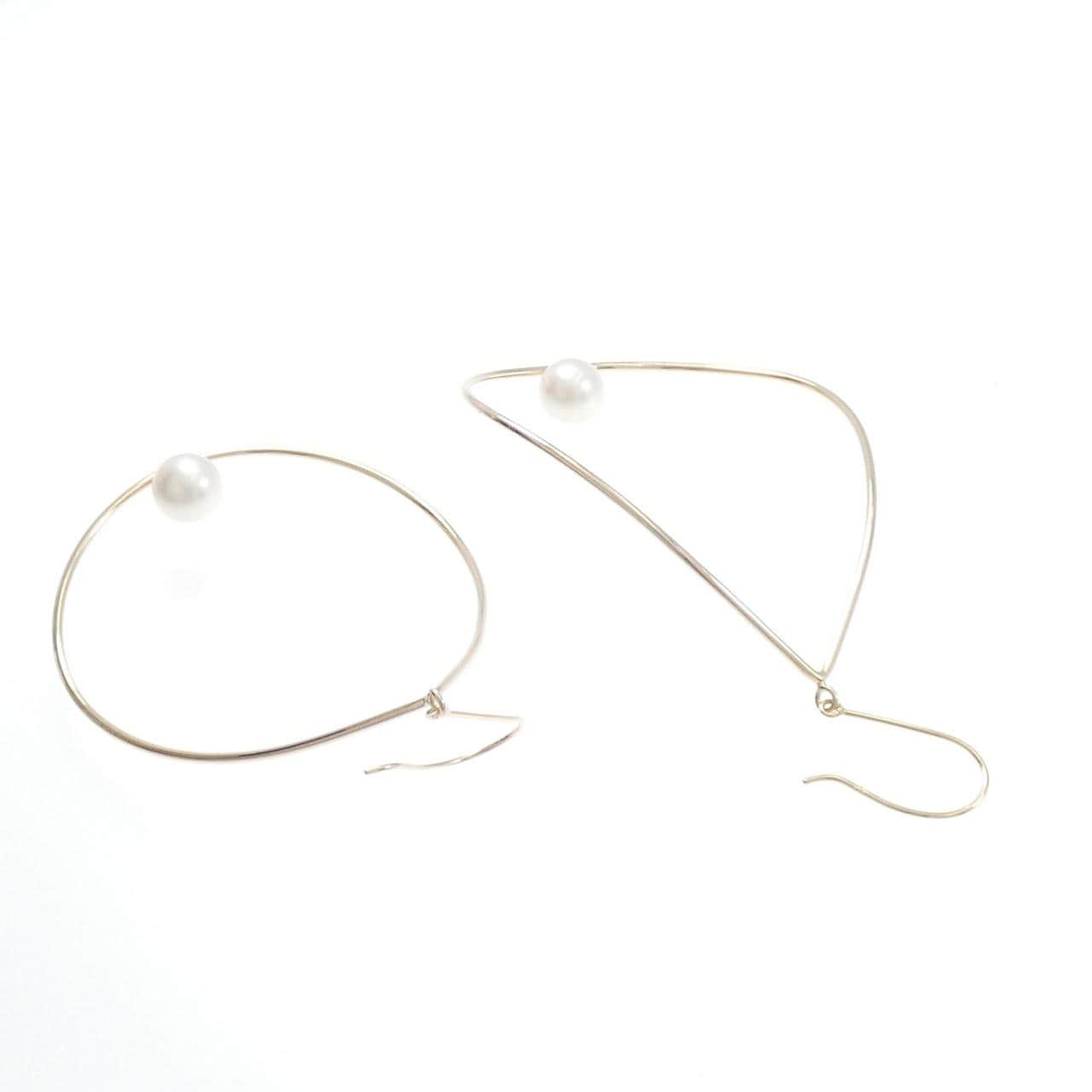 K18YG アコヤパール ピアス 6.1mm