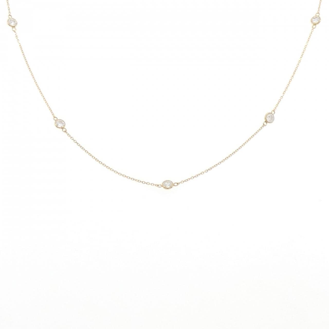 K18YG ダイヤモンド ネックレス 0.90CT