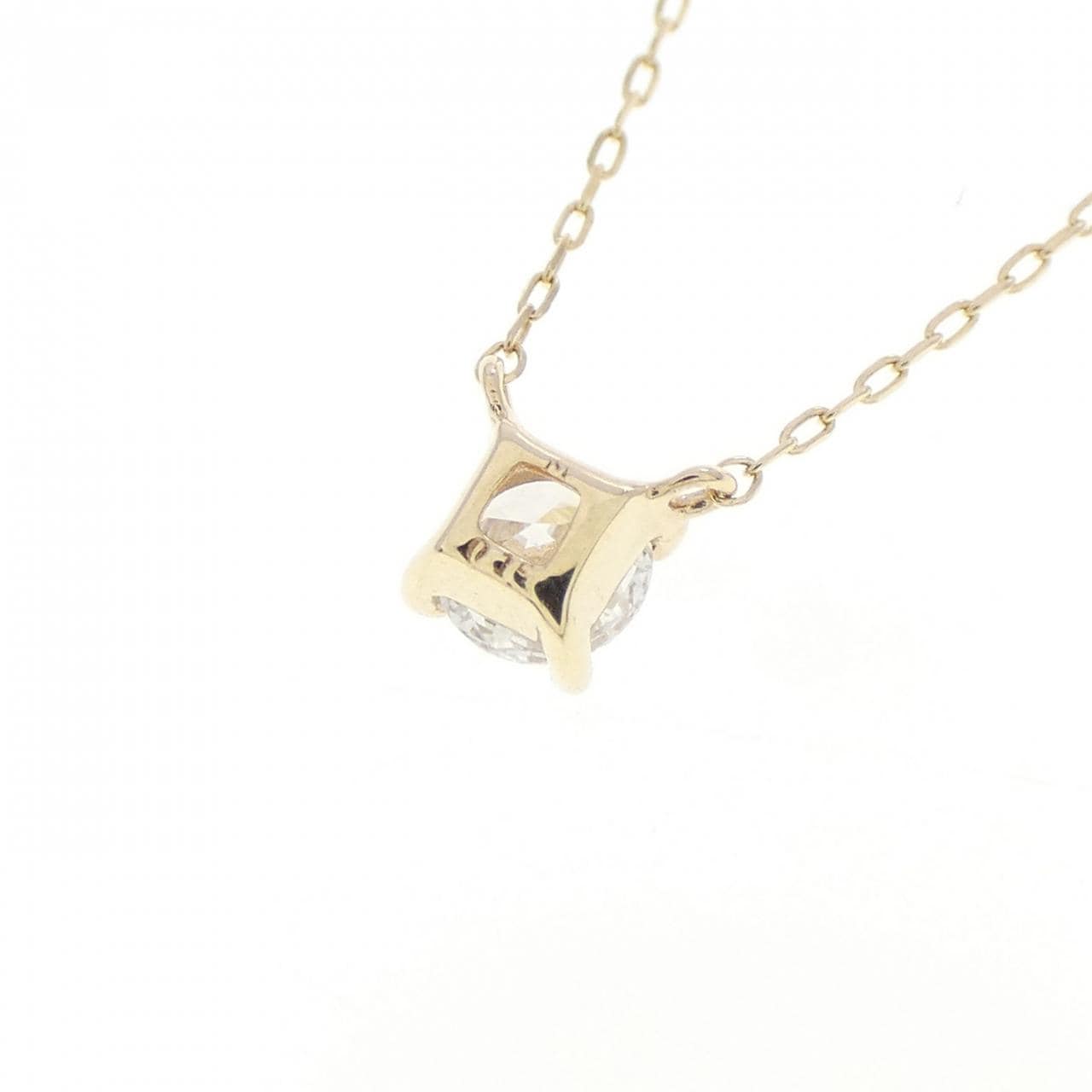 K10YG ダイヤモンド ネックレス 0.15CT