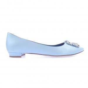 マノロブラニク MANOLO BLAHNIK HANGISIFLAT OPAL フラットシューズ