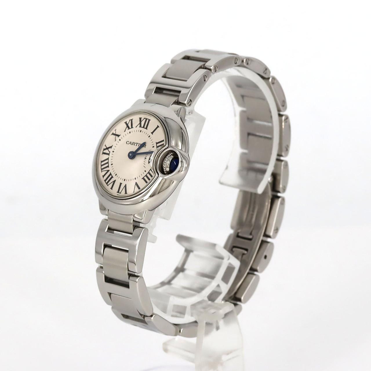 Cartier Ballon 蓝色 SM W69010Z4 SS石英