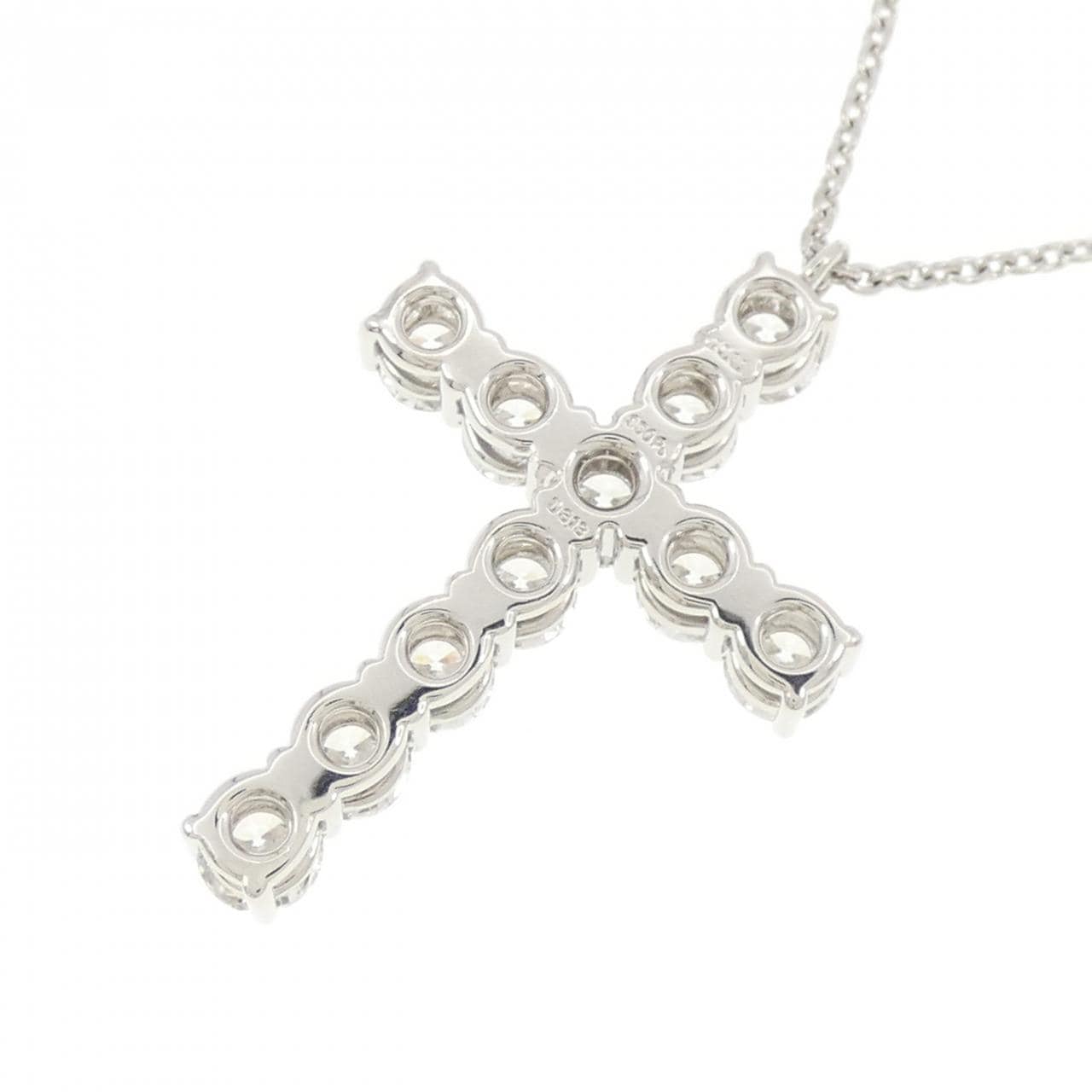 チャー クロス ダイヤモンド ネックレス 3.13CT