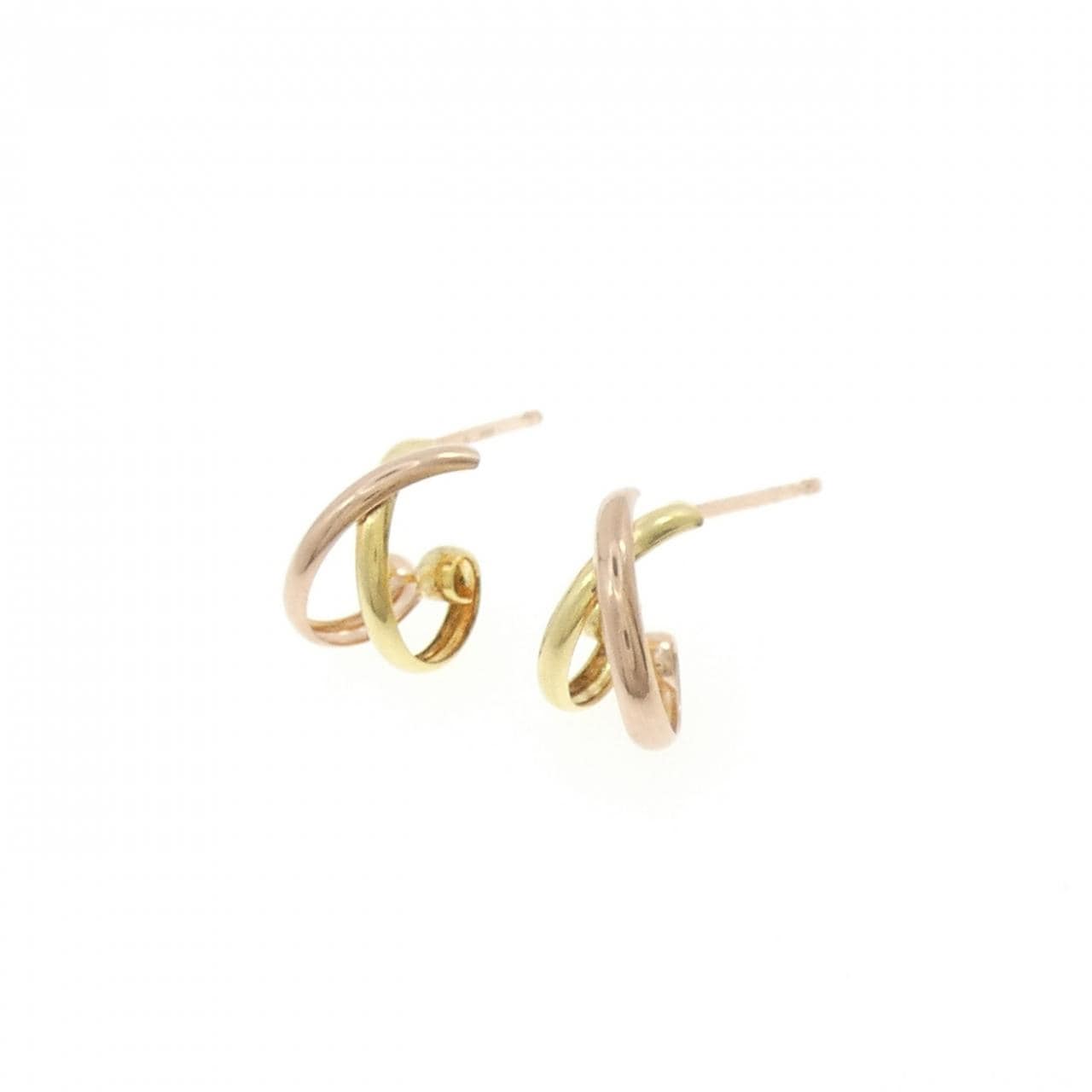 K18PG/K18YG earrings