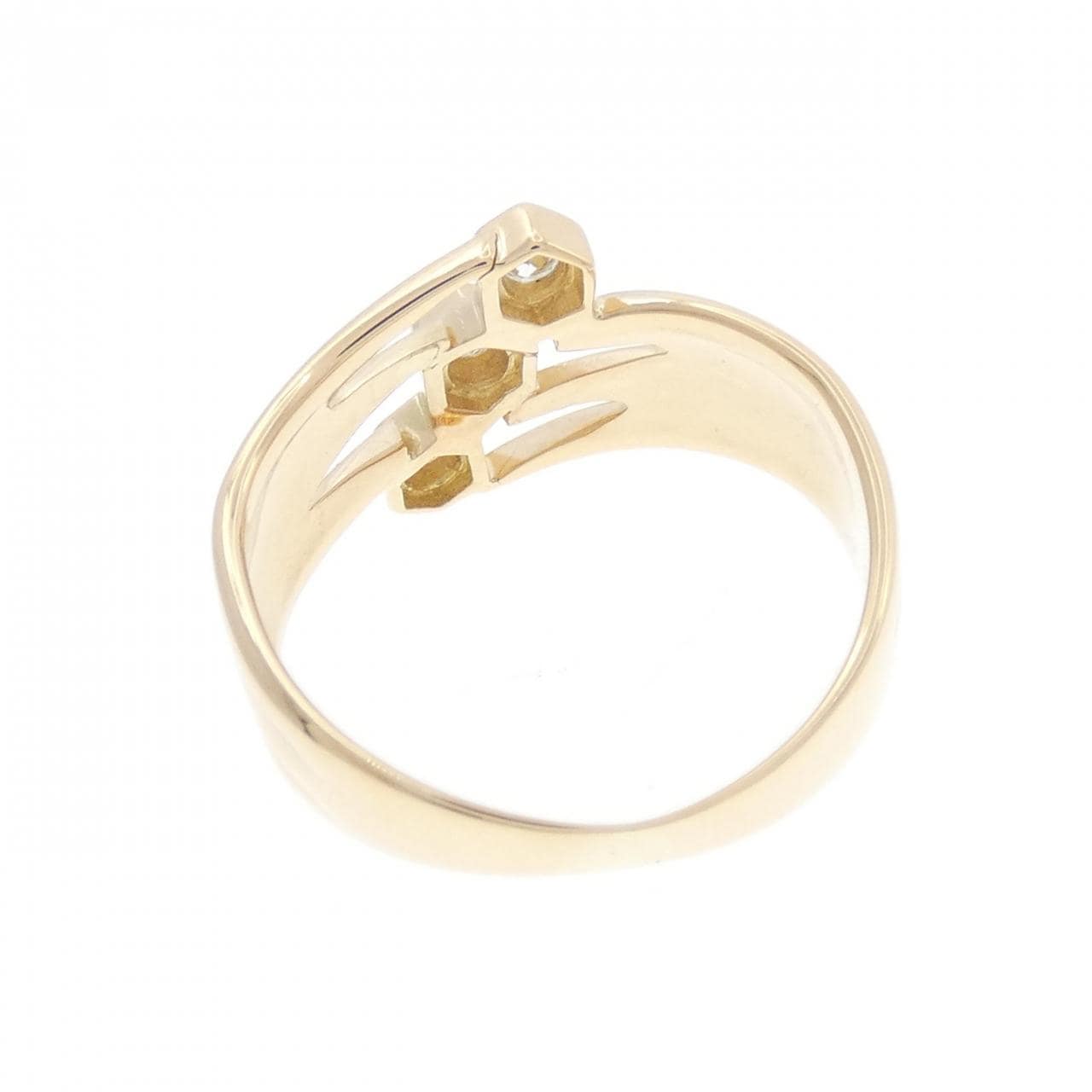 K18YG ダイヤモンド リング 0.18CT