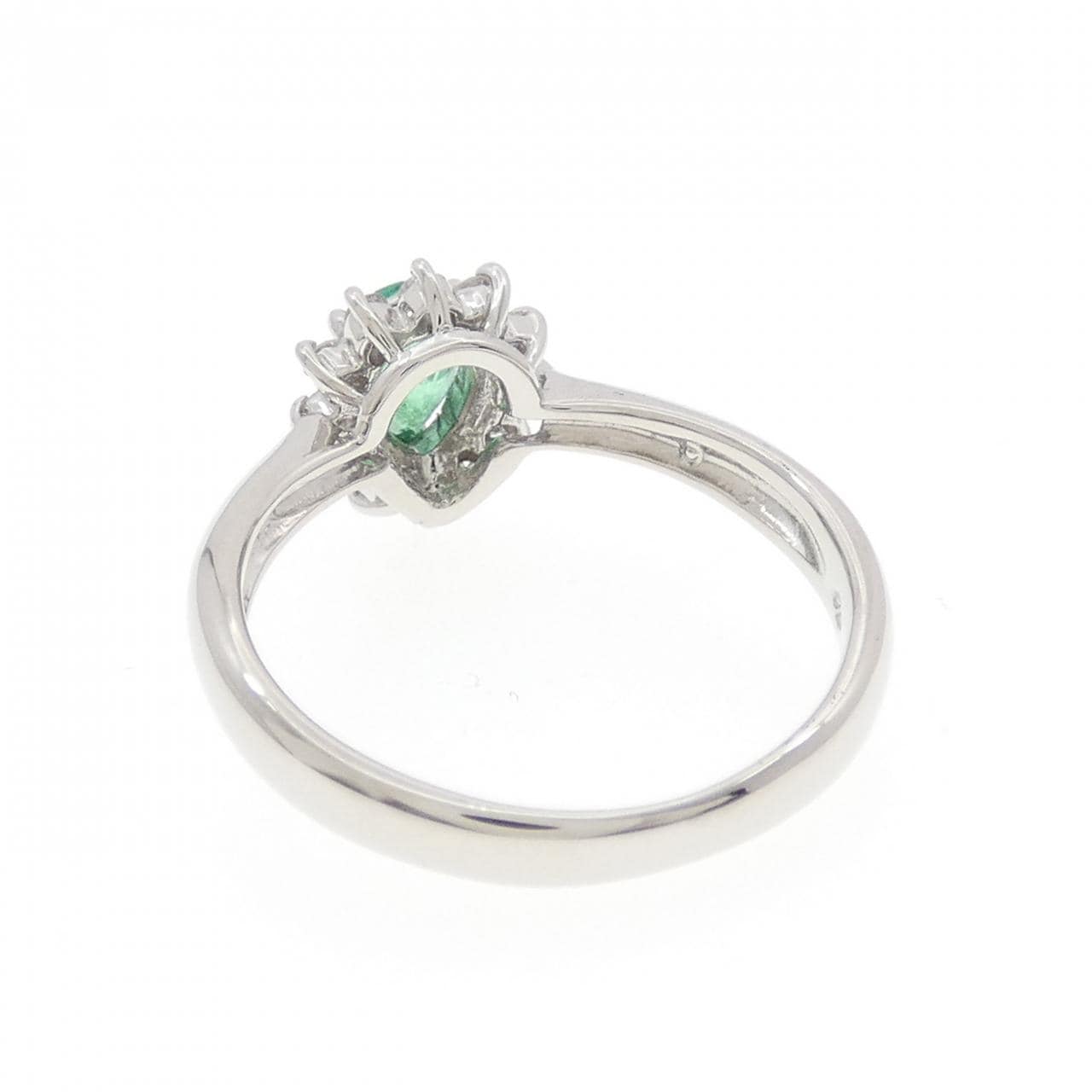 PT900 エメラルド リング 0.30CT