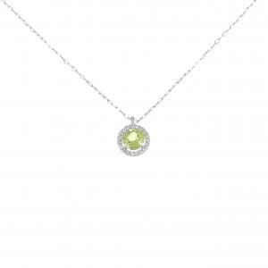 【新品】PT900 ペリドット ネックレス 0.45CT