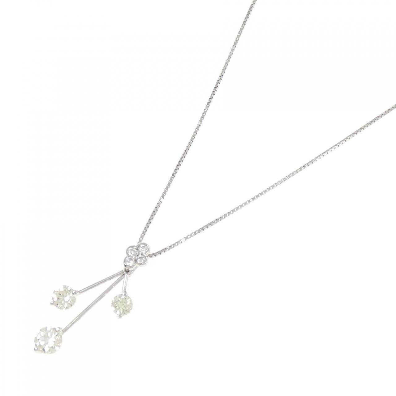 PT900/PT850 ダイヤモンド ネックレス 1.022CT