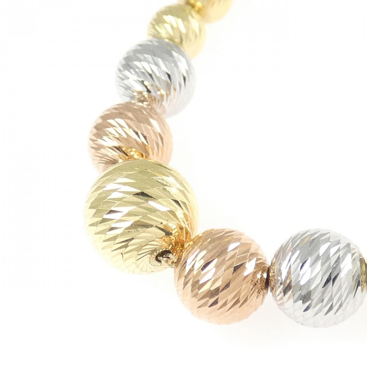 【新品】750スリーカラー ネックレス