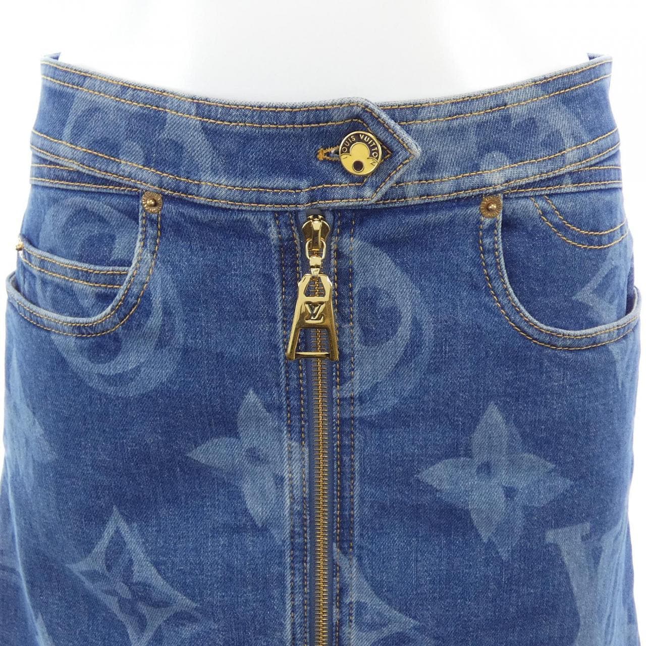 ルイヴィトン LOUIS VUITTON ジャイアントモノグラム FKSK07ZPY スカート