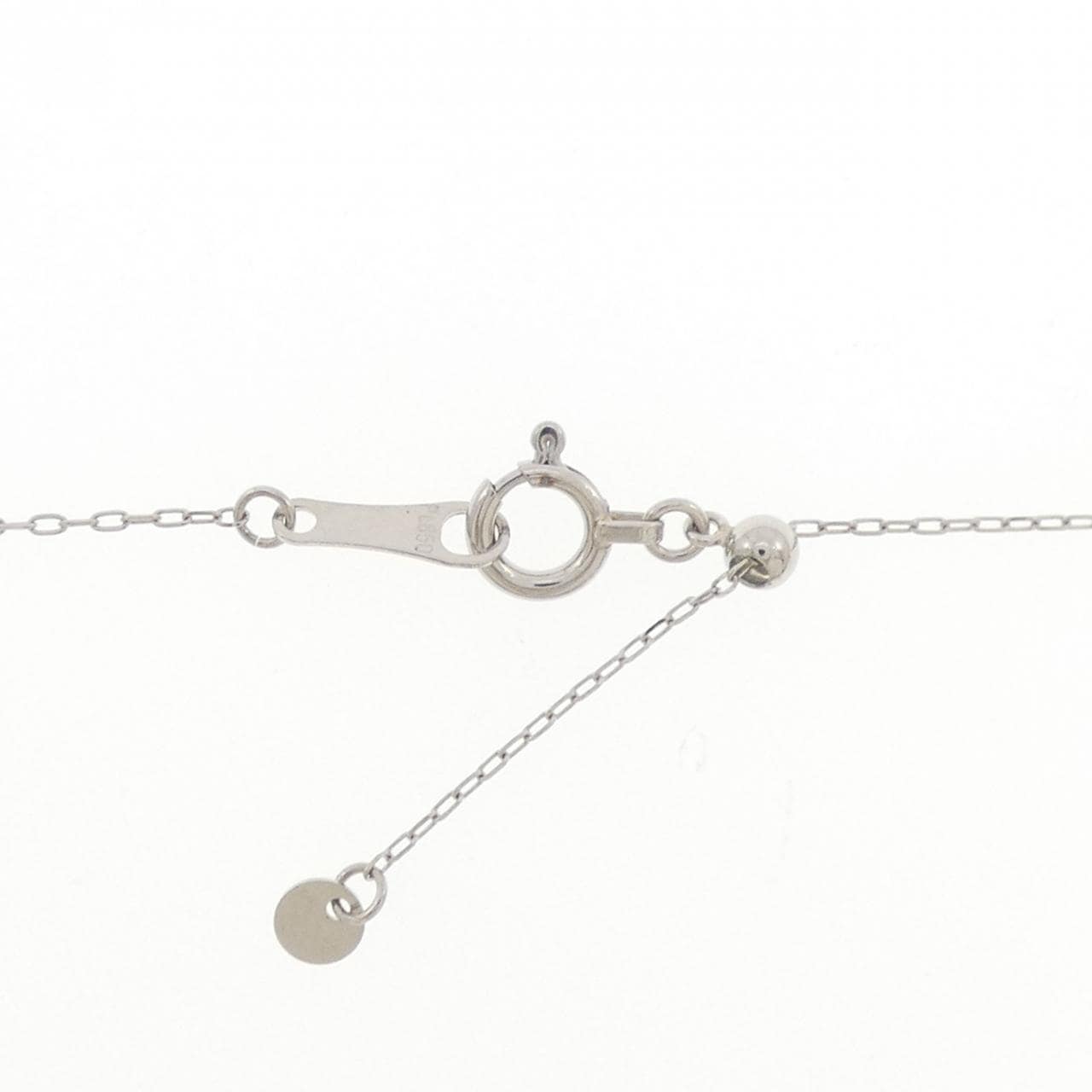 PT900/PT850 ソリティア ダイヤモンド ネックレス 0.30CT