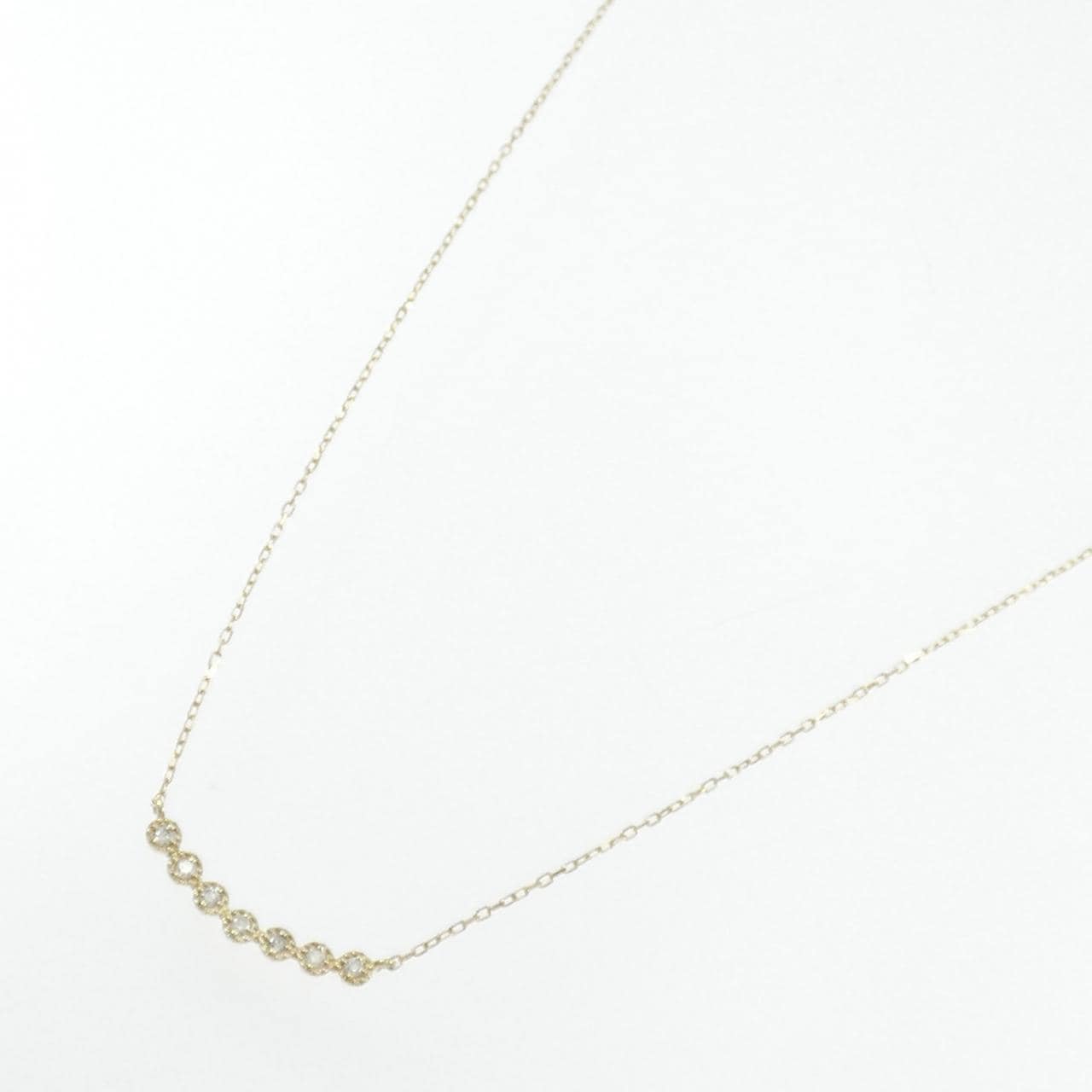 K10PG ダイヤモンド ネックレス 0.07CT
