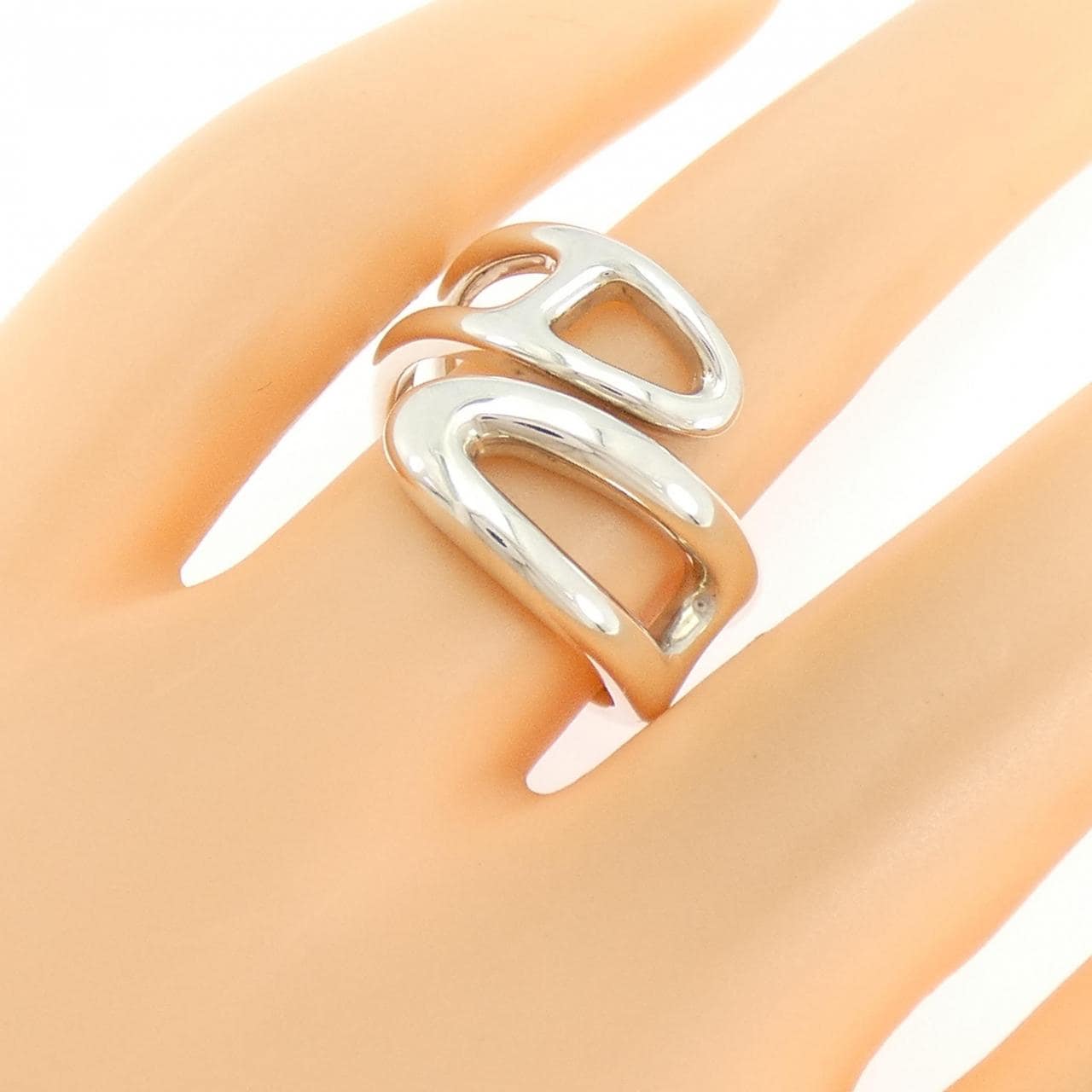 エルメス シェーヌダンクル パンク リング