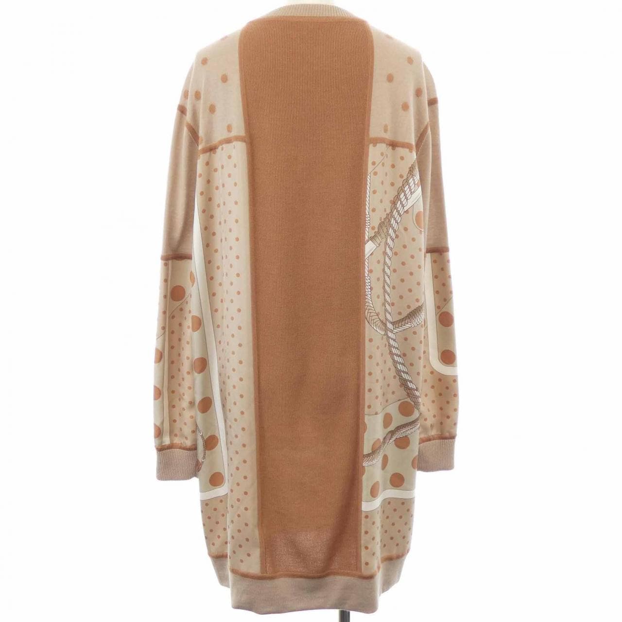 エルメス HERMES CLIL-CLAC A POIS *17-7754 ツイルレーヌ ワンピース