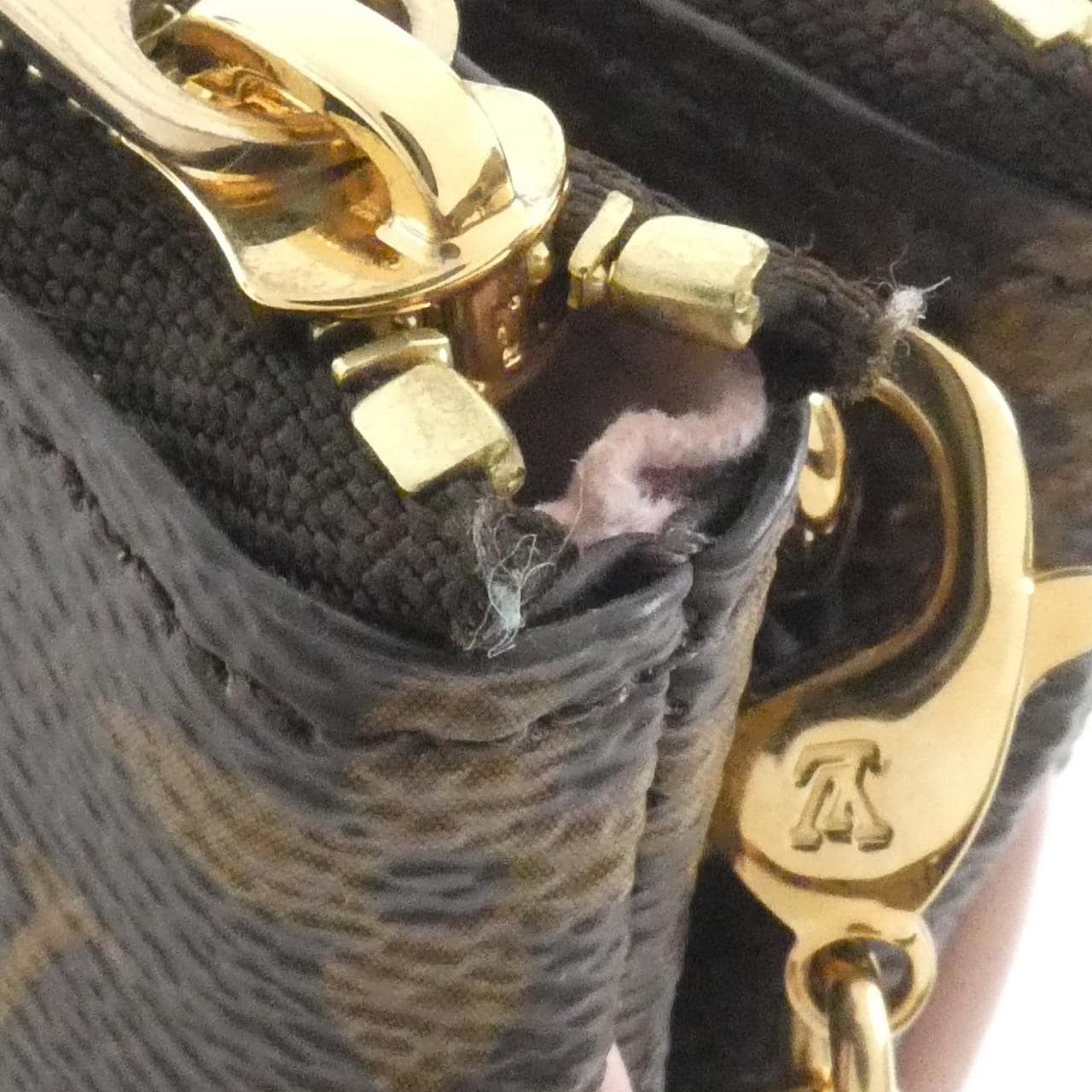 LOUIS VUITTON Monogram (Flower) Pochette Double Zip M63905 Shoulder Bag