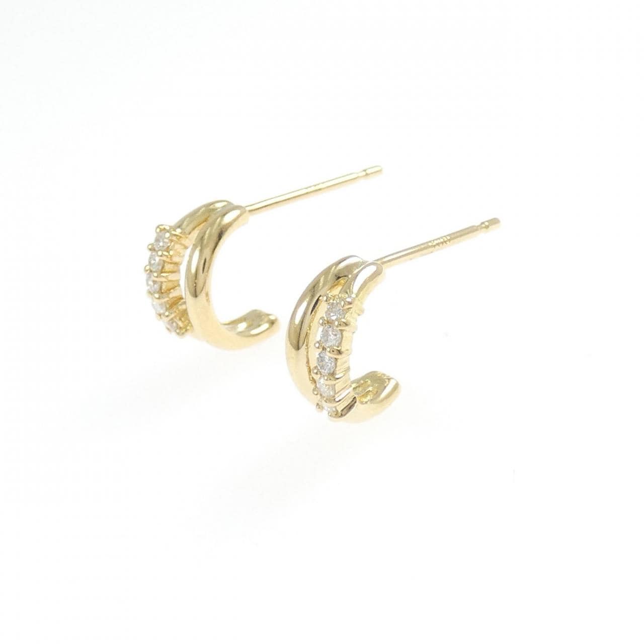 K18YG ダイヤモンド ピアス