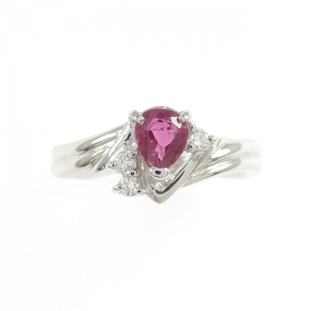 PT900 ルビー リング 0.51CT