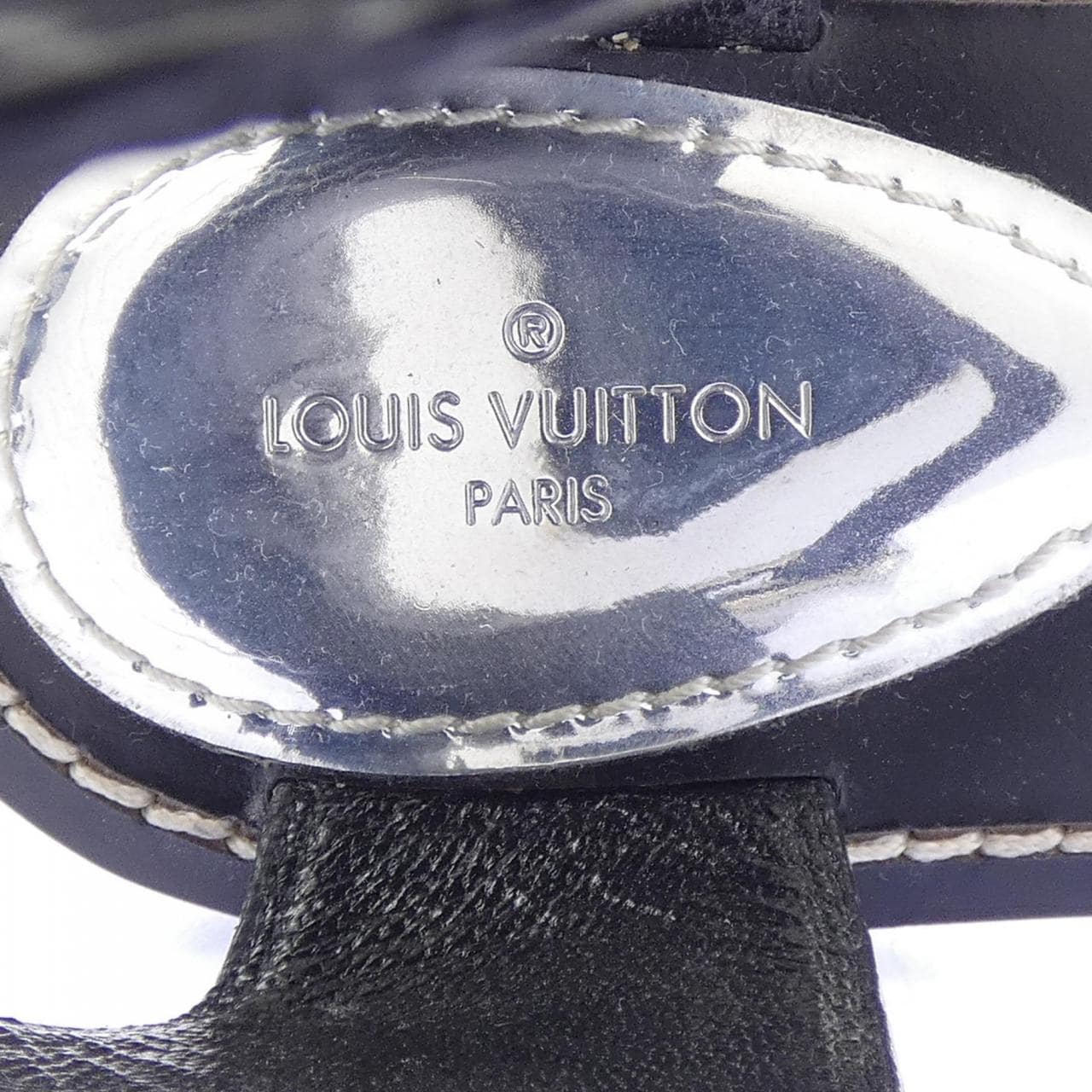 ルイヴィトン LOUIS VUITTON パテントモノグラム　キャンバス パッセンジャーライン サンダル