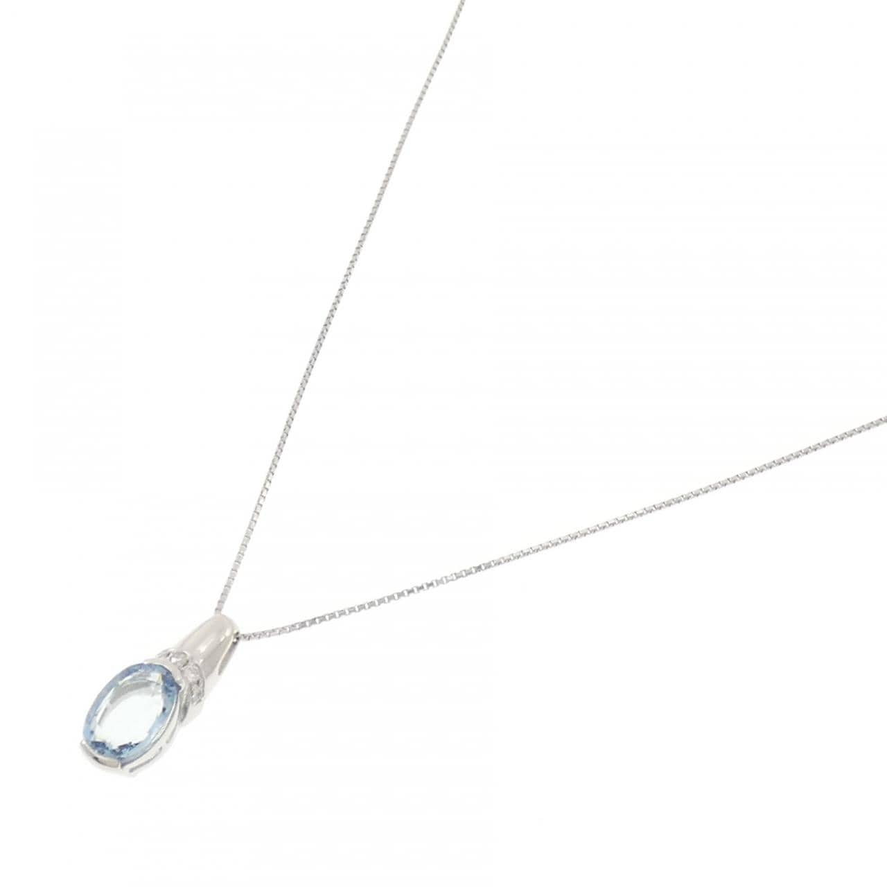 PT900/PT850 アクアマリン ネックレス 2.08CT