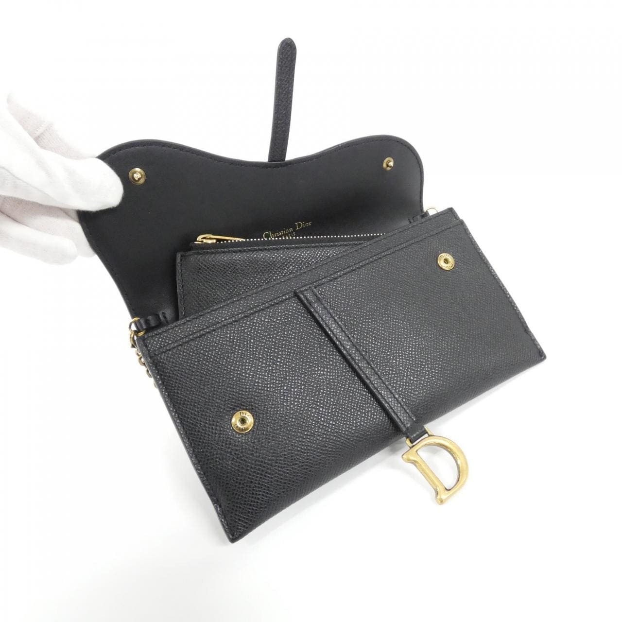 クリスチャンディオール サドル S5614CWVG チェーンウォレット