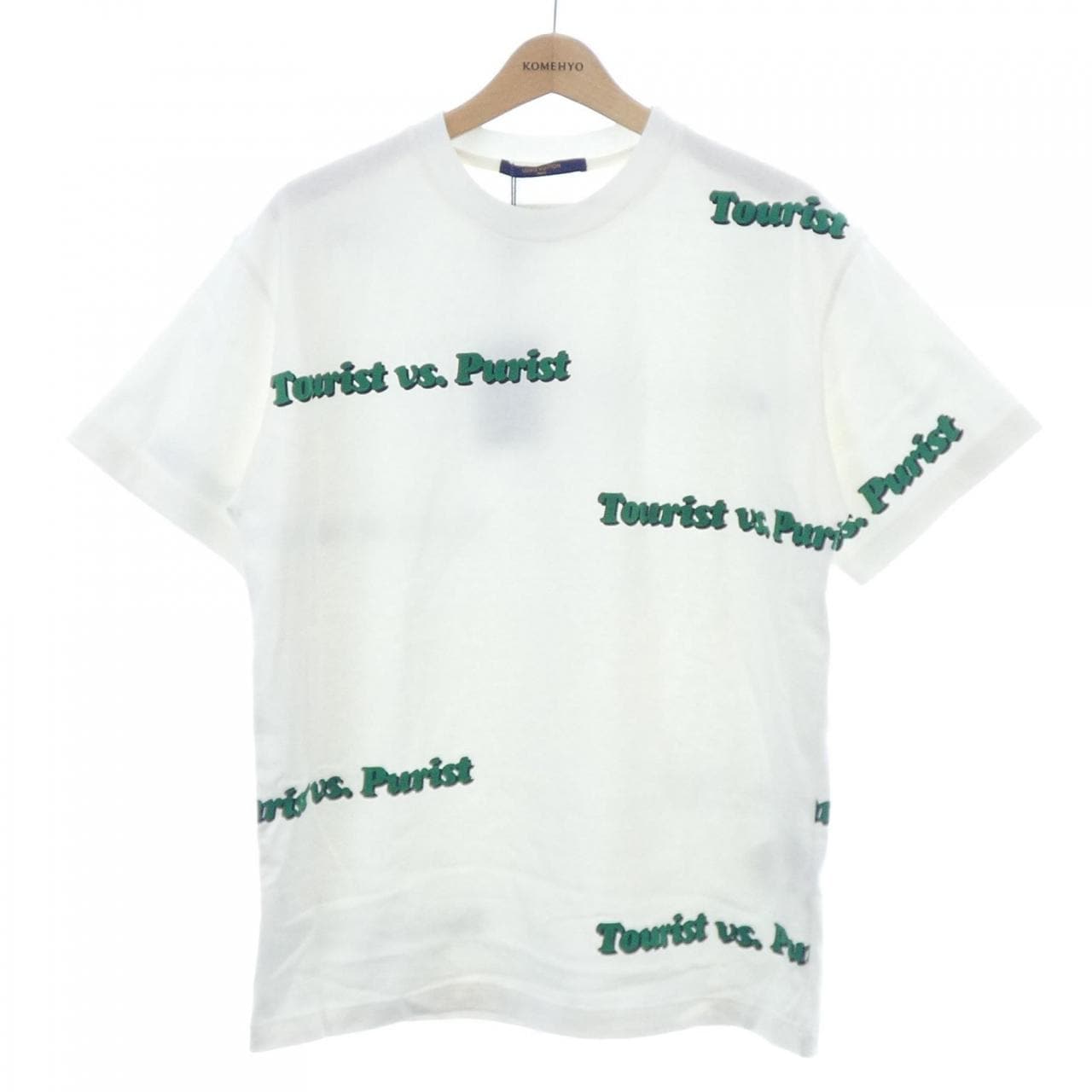 ルイヴィトン LOUIS VUITTON TOURIST VS PURISTプリンテッドTシャツ HLY85WNPL Tシャツ