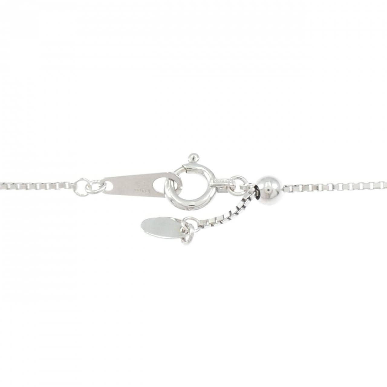 K18WG クロス ダイヤモンド ネックレス 1.045CT