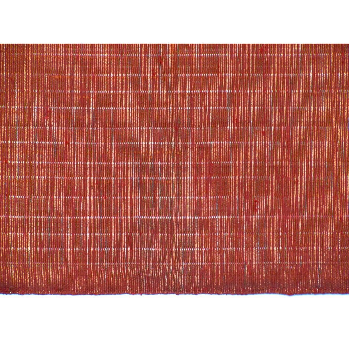 袋帯　紬透かしすくい織　リバーシブル