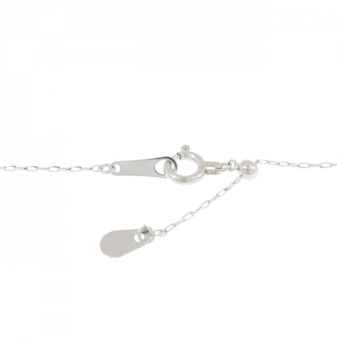 PT900/PT850 デマントイドガーネット ネックレス 0.13CT