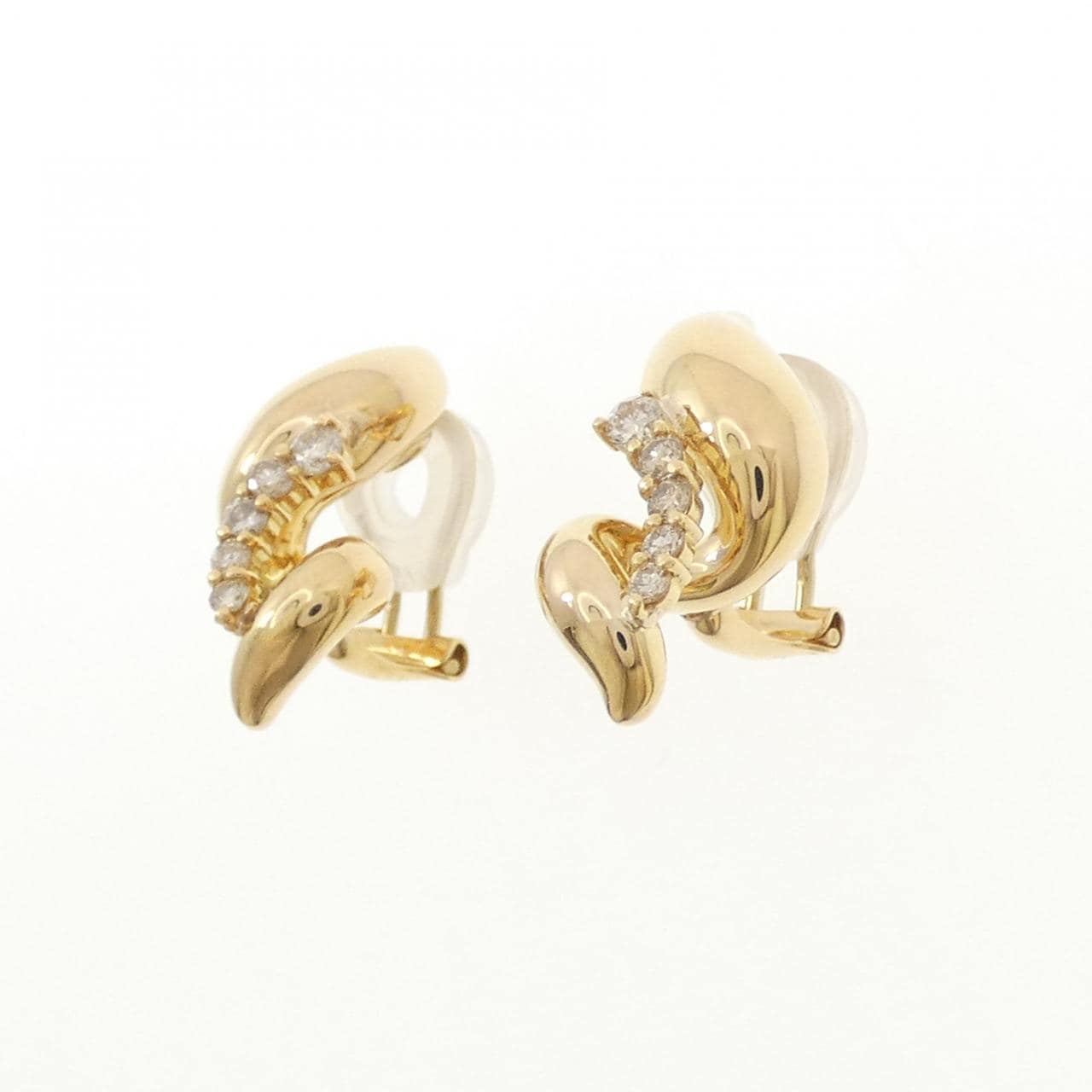 K18YG ダイヤモンド イヤリング 0.32CT