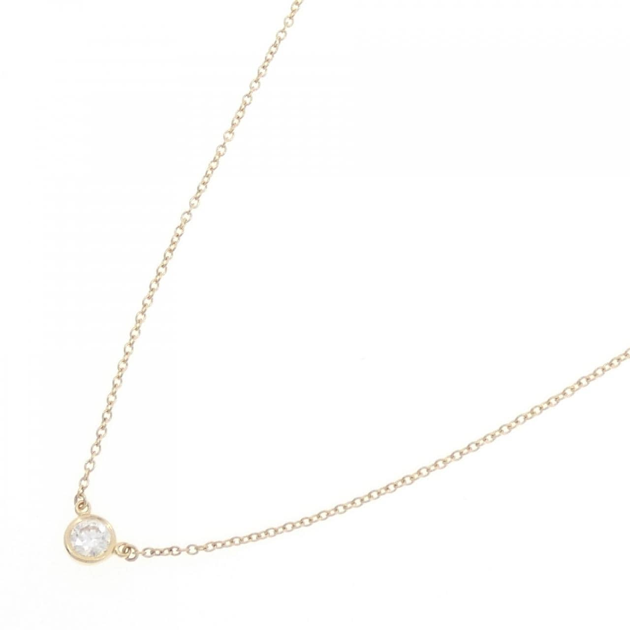 ティファニー バイザヤード ネックレス 0.23CT F VS1 3EXT