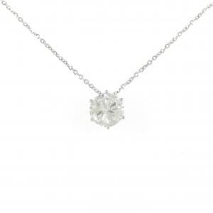 PT950/PT850 ダイヤモンド ネックレス 2.131CT I SI2 Good