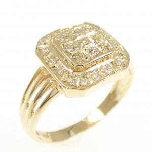 K18YG ダイヤモンド リング 0.13CT