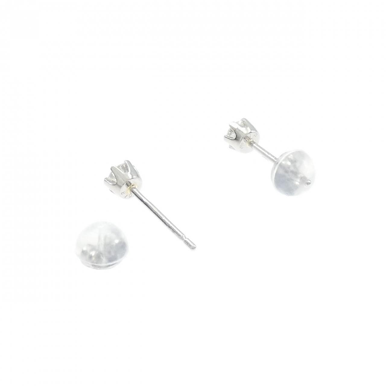 PT850/PT900 ソリティア ダイヤモンド ピアス 0.26CT