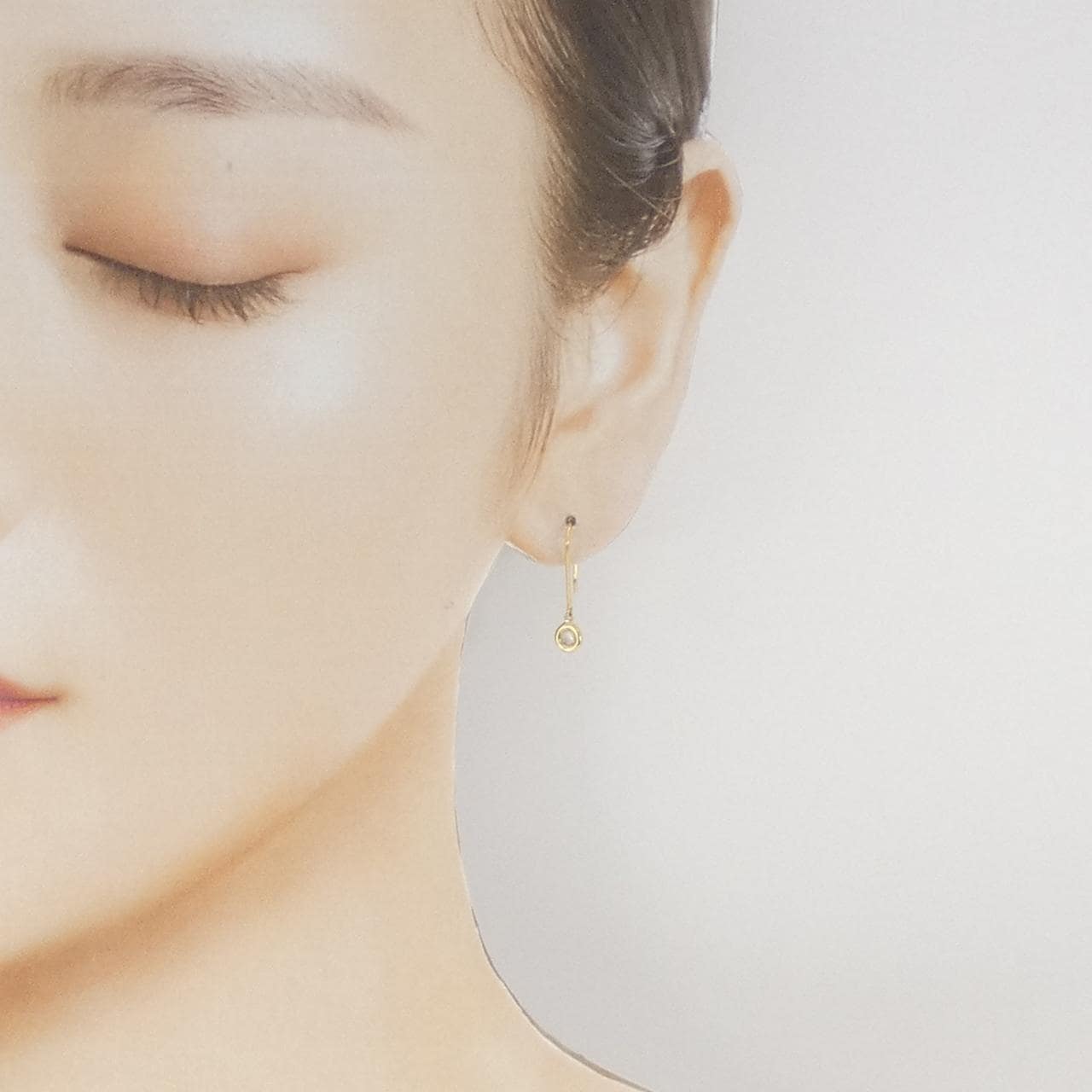 K18YG ダイヤモンド ピアス 0.20CT