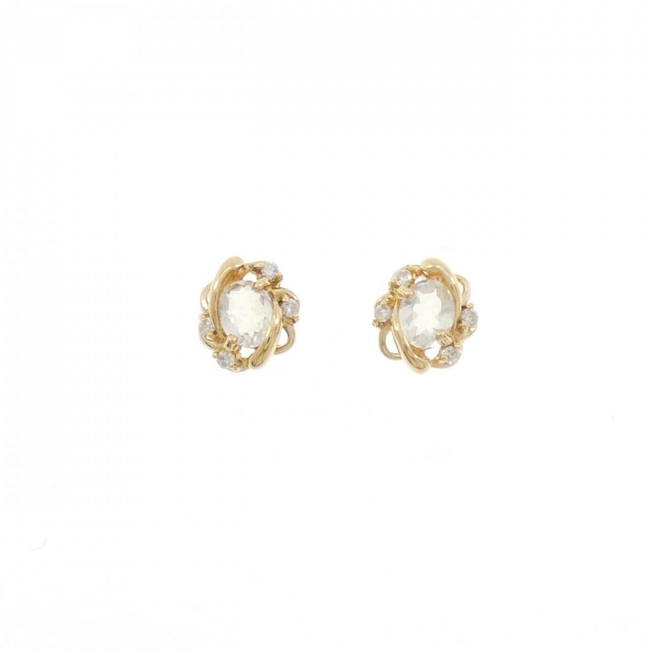 K18YG ラブラドライト ピアス