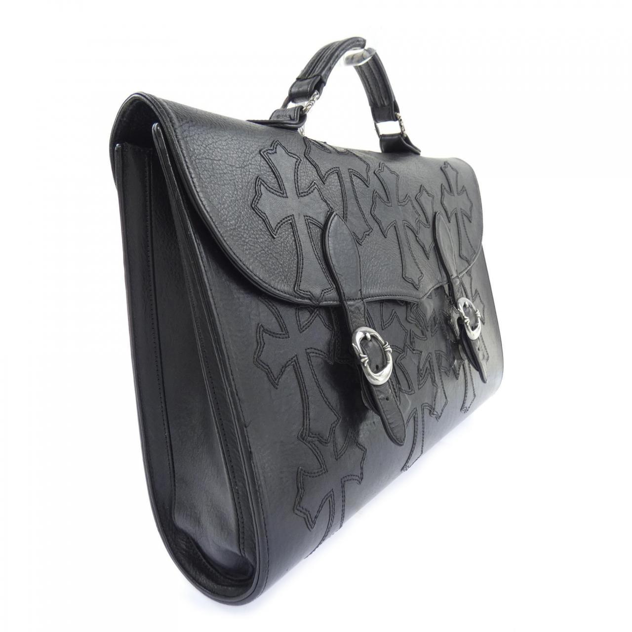 クロムハーツ CHROME HEARTS BRIEFCASE CEMETERY CROSS BAG