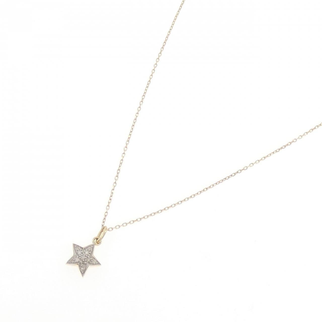 K10YG ダイヤモンド ネックレス 0.05CT