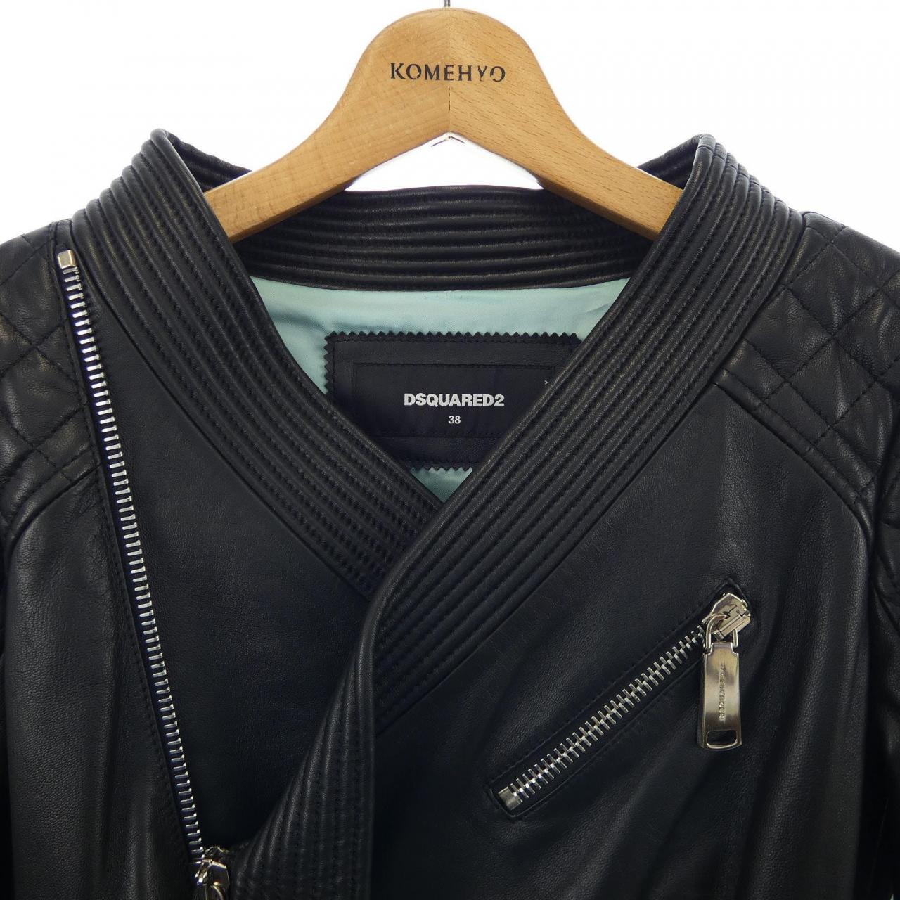 ディースクエアード DSQUARED2 S72AM0417 レザーライダースジャケット
