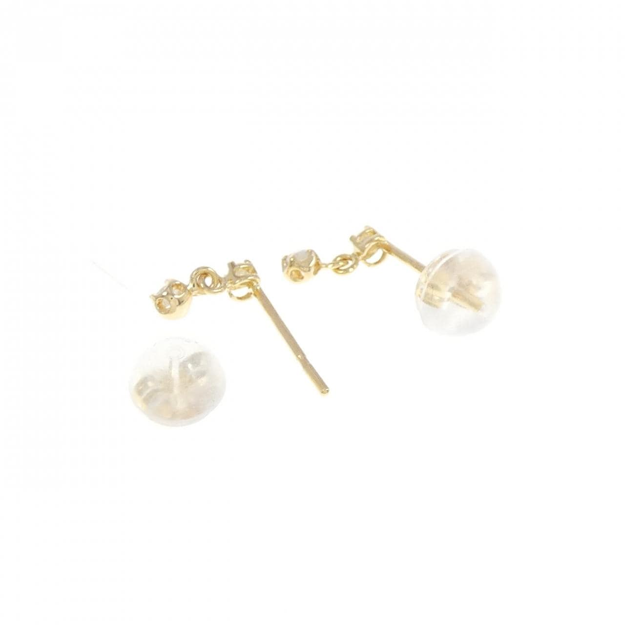 K18YG Diamond earrings