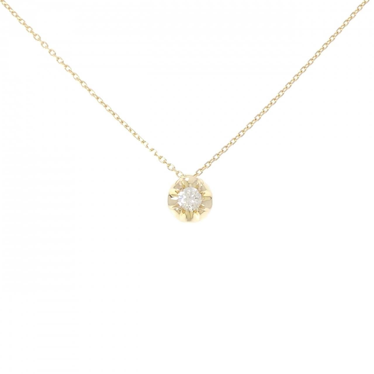 K18YG ダイヤモンド ネックレス 0.208CT