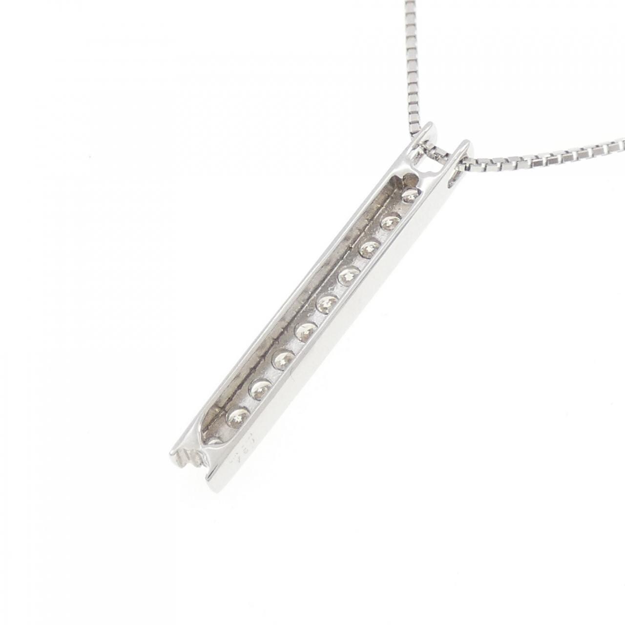 K18WG ダイヤモンド ネックレス 0.34CT