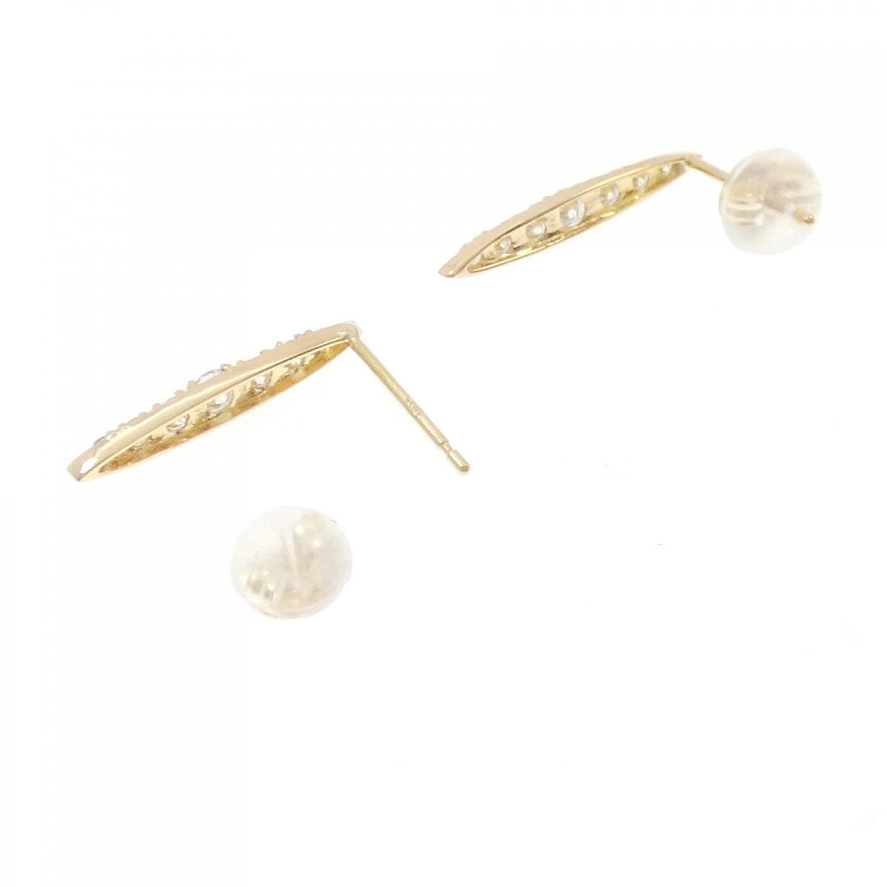 【リメイク】K18YG ダイヤモンド ピアス 0.30CT