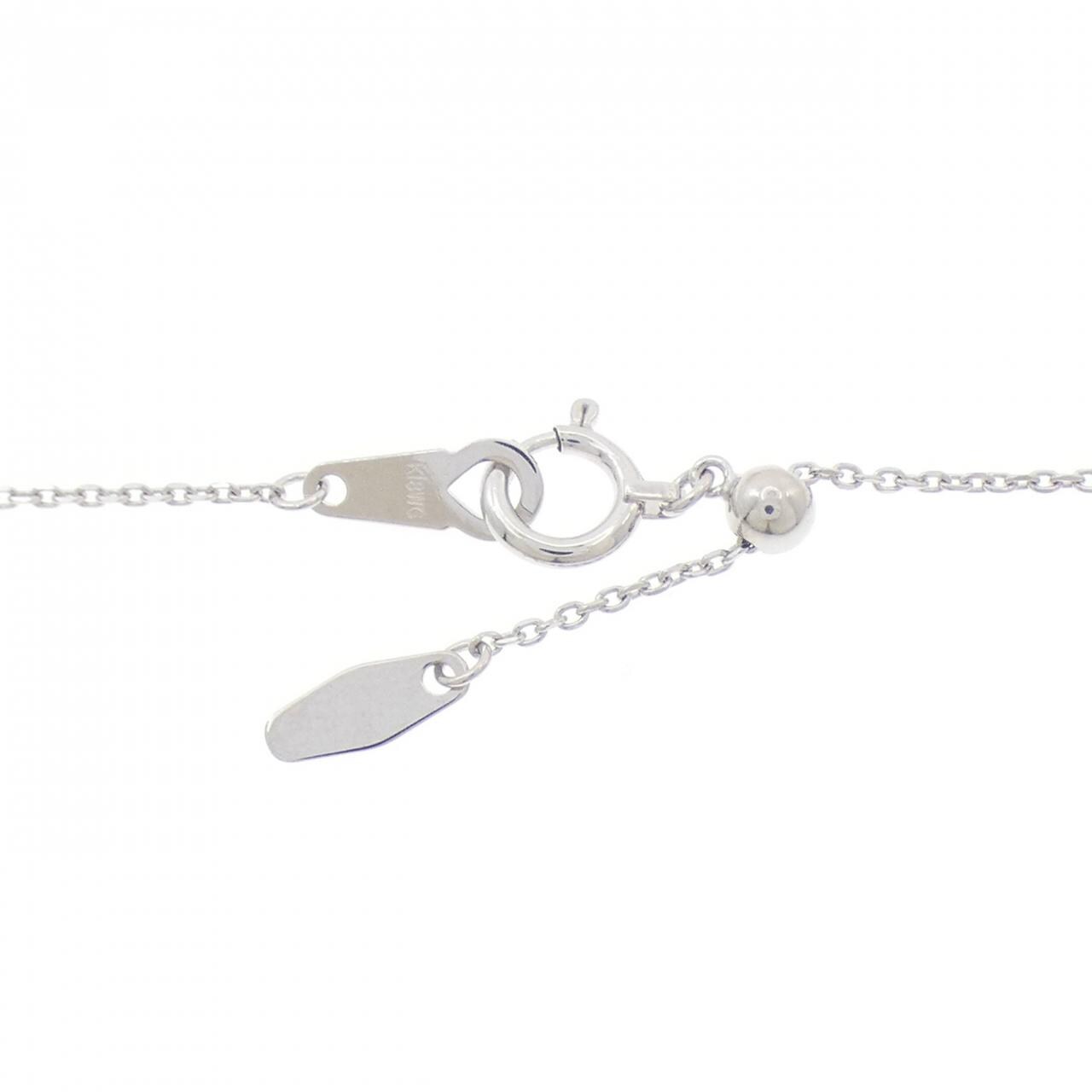 K18WG藍寶石項鏈1.04CT