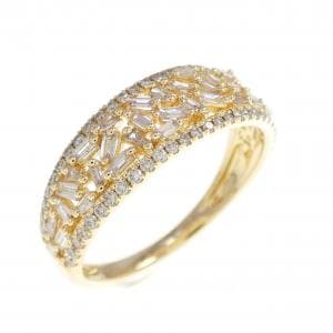 K18YG ダイヤモンド リング 0.45CT