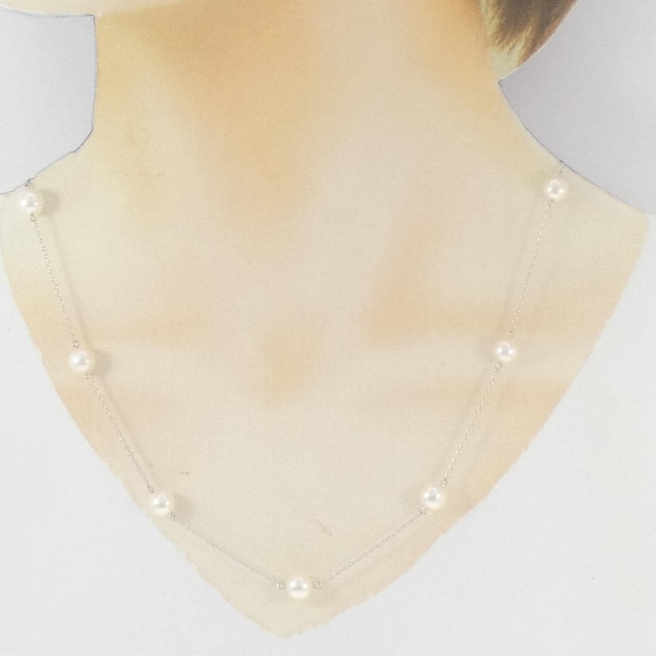 K18WG アコヤパール ネックレス