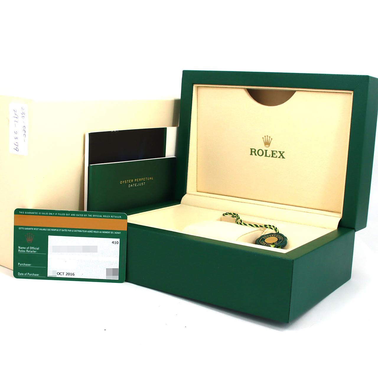 ロレックス デイトジャスト 279381RBR SSxPG 自動巻 ランダム番