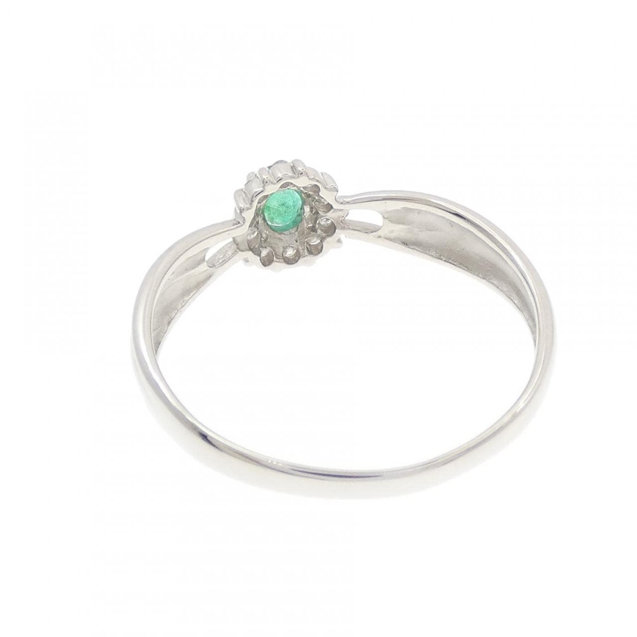 PT900 エメラルド リング 0.13CT