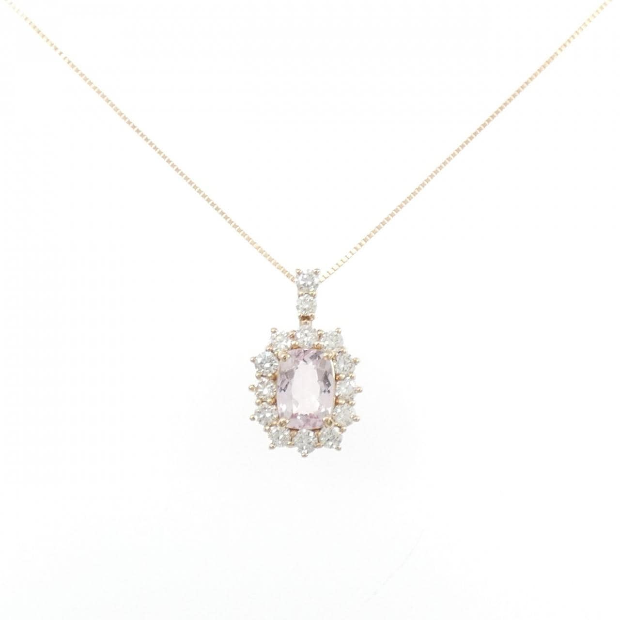 K18PG ベリル ネックレス 0.80CT