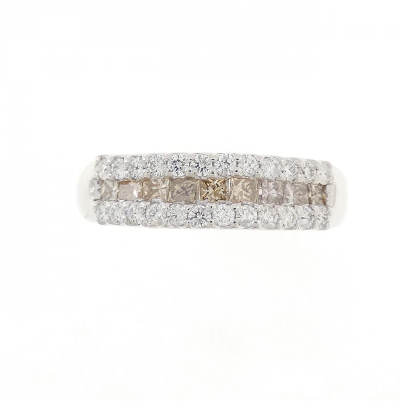 K18WG ダイヤモンド リング 0.70CT