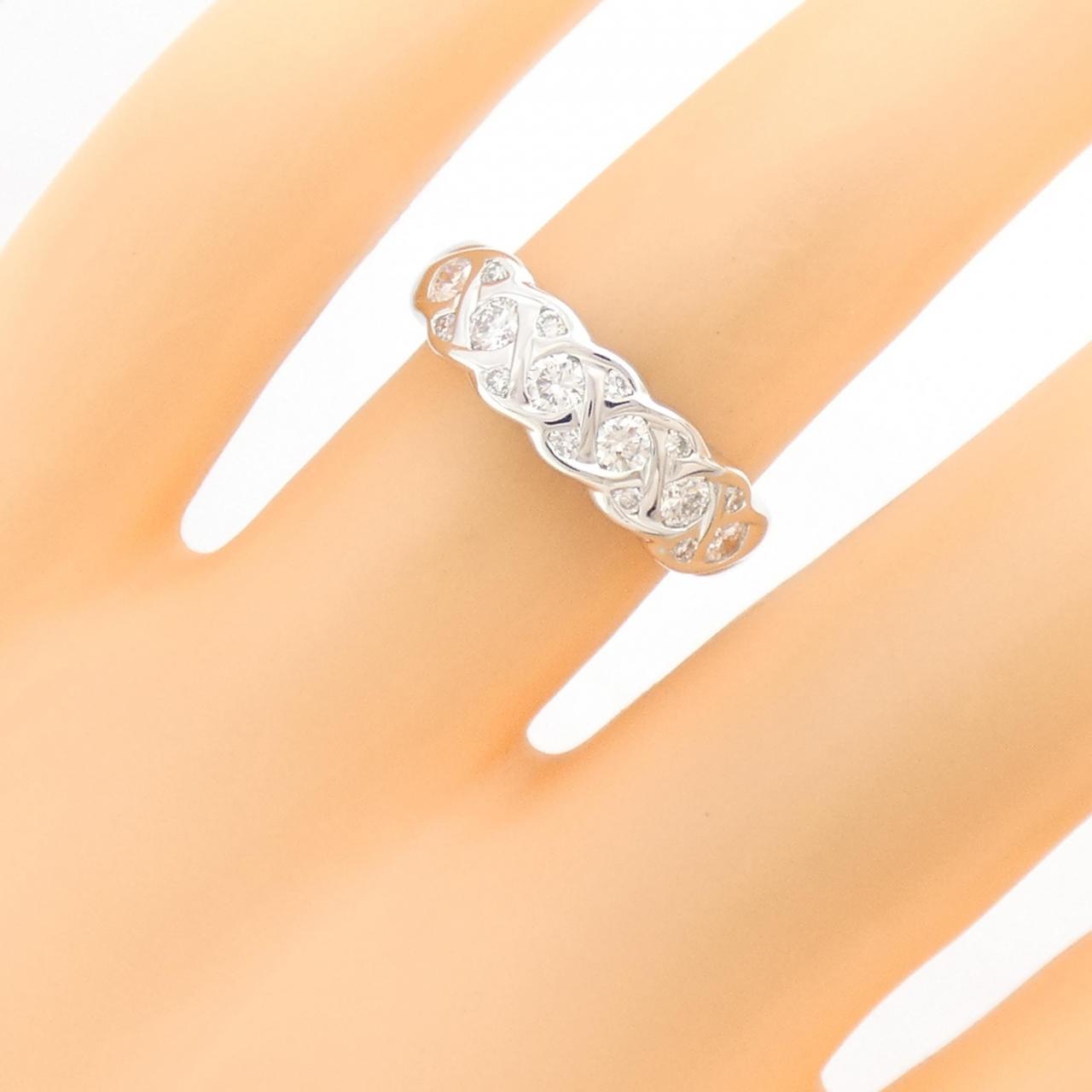 K18WG ダイヤモンド リング 0.52CT