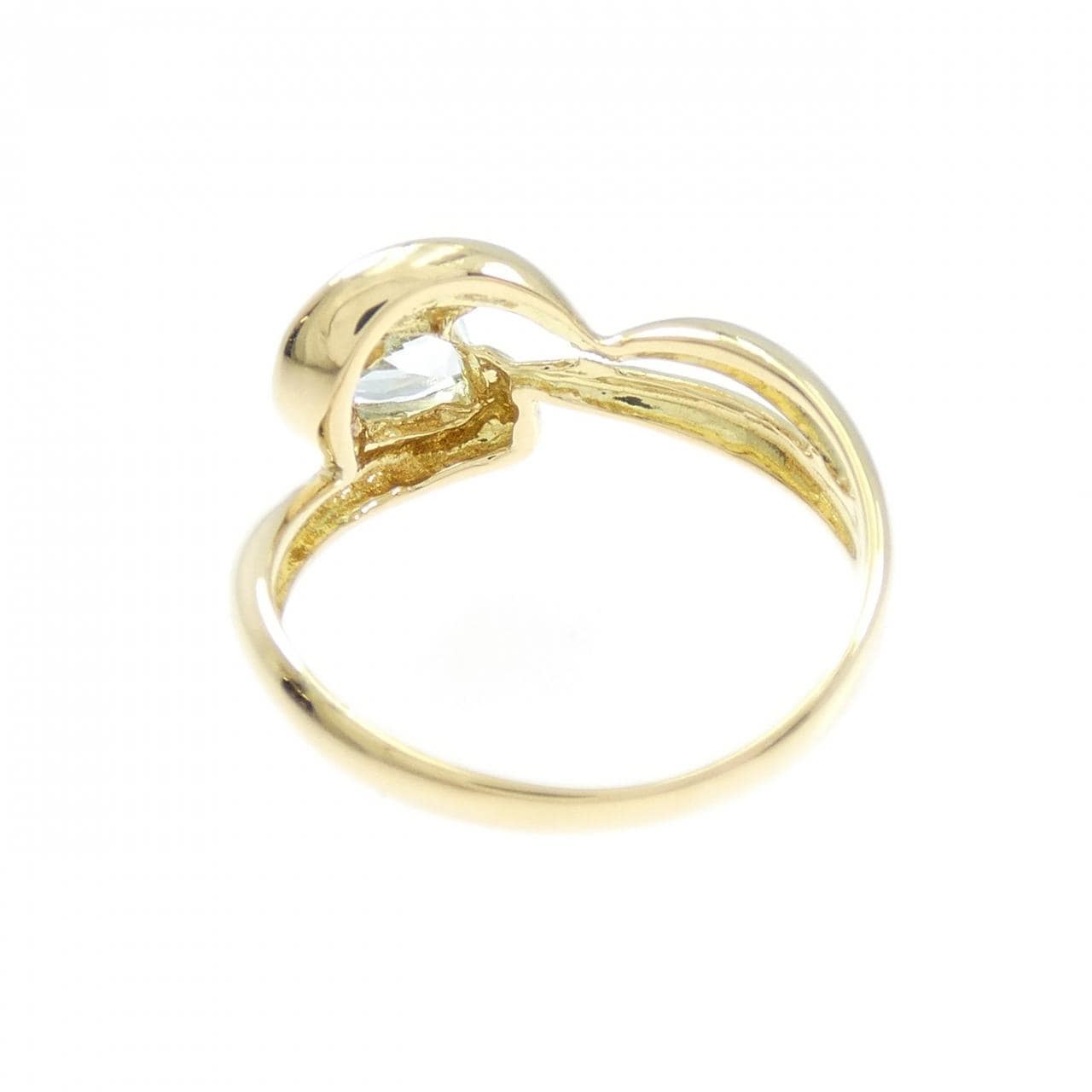 K18YG アクアマリン リング 0.53CT